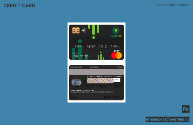 Beispielvorschau der Mastercard der Croatia OTP Bank